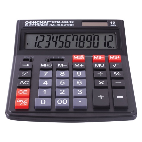 Калькулятор настольный Офисмаг OFM-444 12 разрядов 250459 фото 10